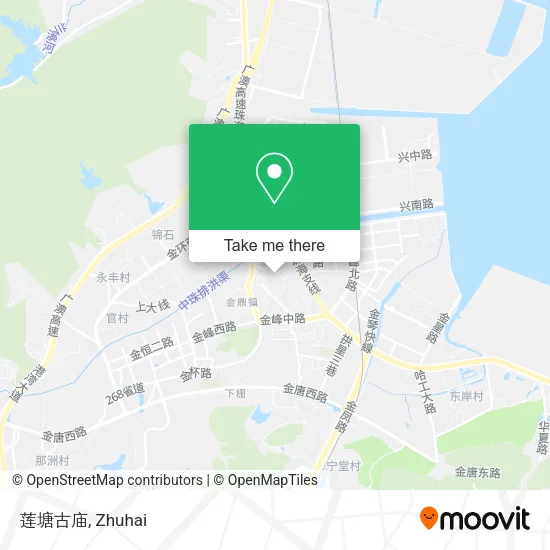 莲塘古庙 map