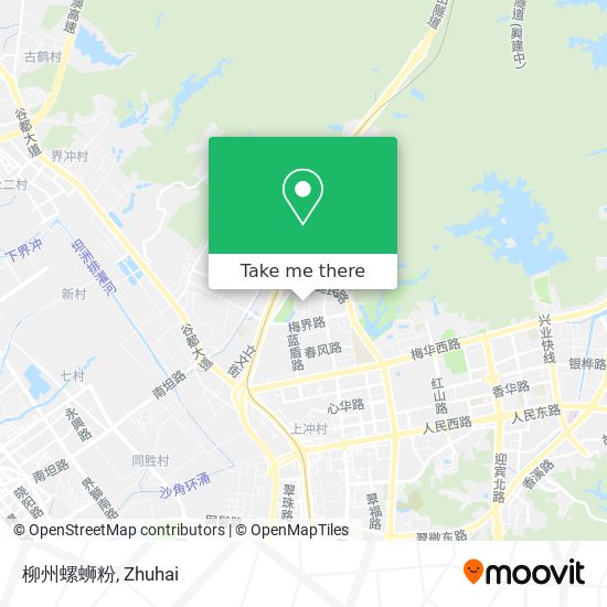 柳州螺蛳粉 map