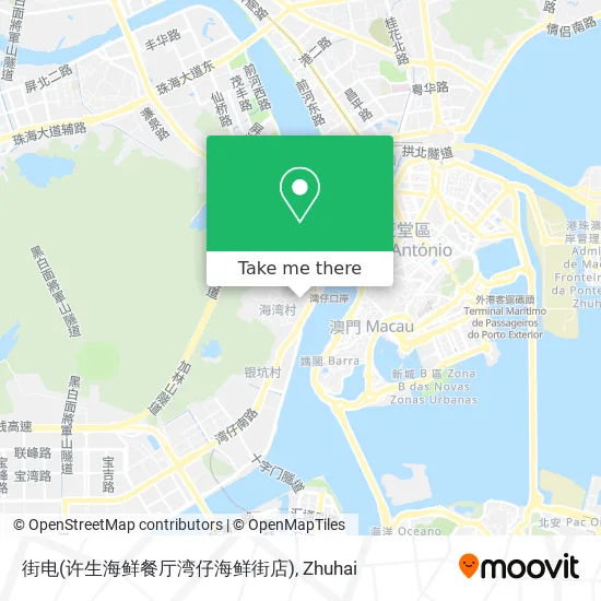 街电(许生海鲜餐厅湾仔海鲜街店) map