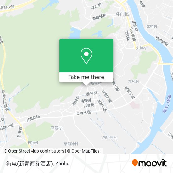 街电(新青商务酒店) map