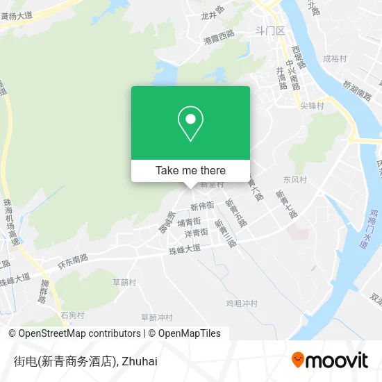 街电(新青商务酒店) map