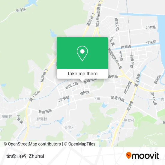 金峰西路 map