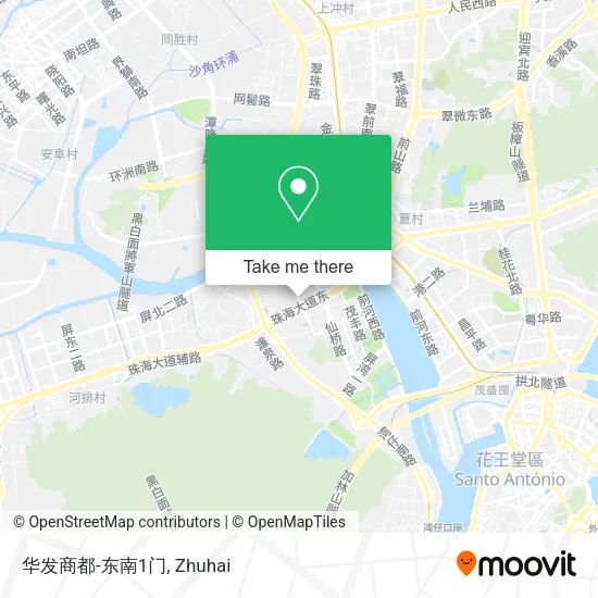 华发商都-东南1门 map