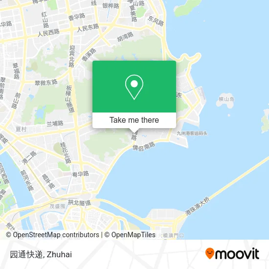 园通快递 map