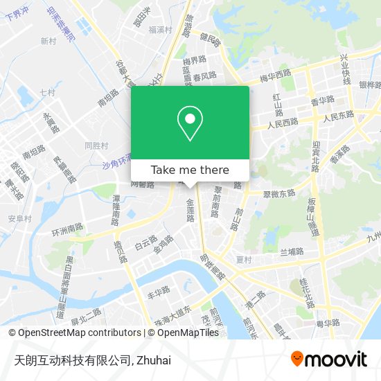 天朗互动科技有限公司 map