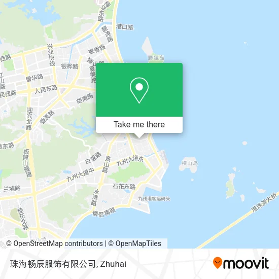 珠海畅辰服饰有限公司 map