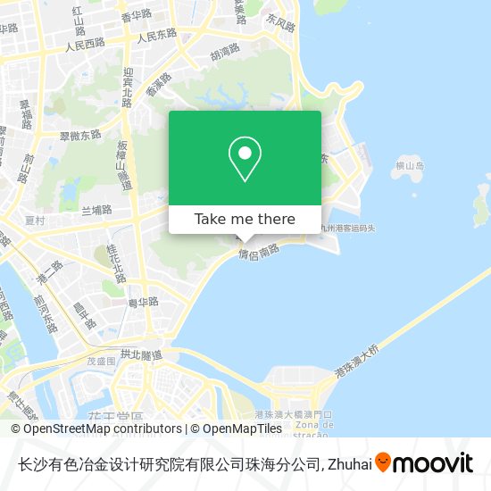 长沙有色冶金设计研究院有限公司珠海分公司 map