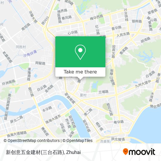 新创意五金建材(三台石路) map
