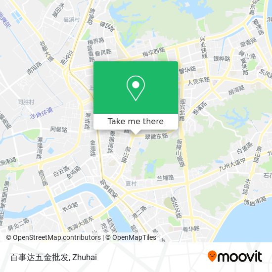 百事达五金批发 map