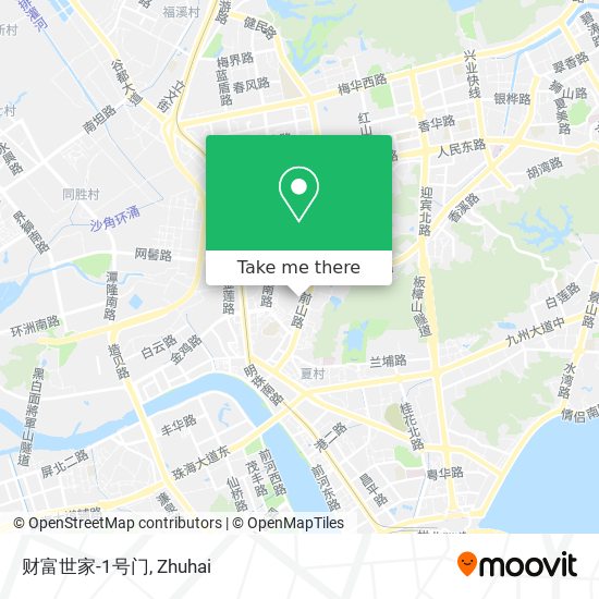 财富世家-1号门 map