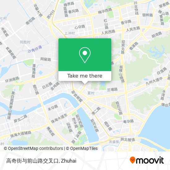 高奇街与前山路交叉口 map