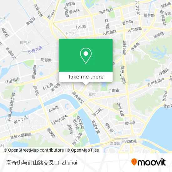 高奇街与前山路交叉口 map