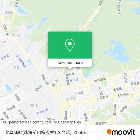 菜鸟驿站(珠海前山梅溪村126号店) map