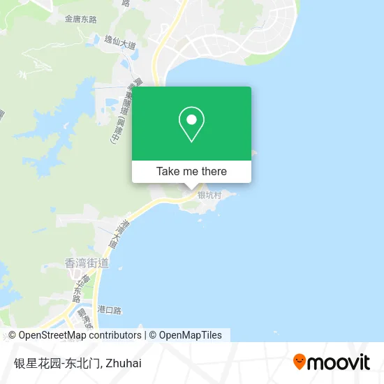 银星花园-东北门 map