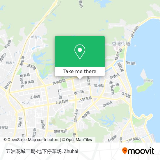 五洲花城二期-地下停车场 map