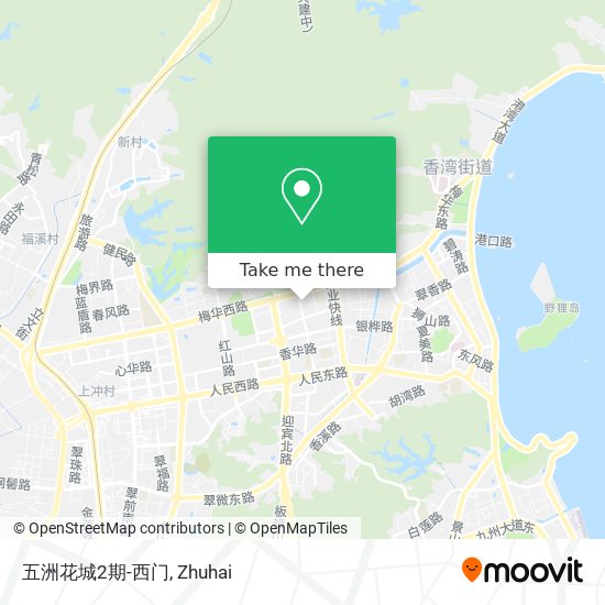 五洲花城2期-西门 map