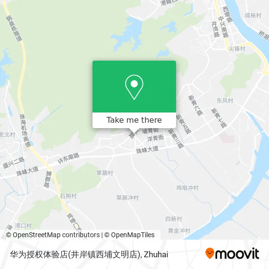 华为授权体验店(井岸镇西埔文明店) map