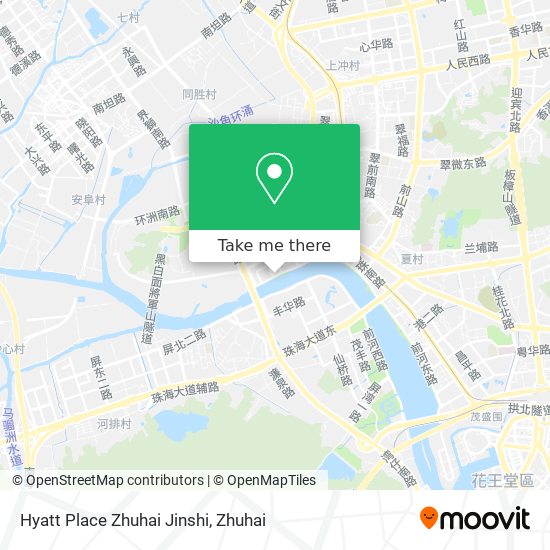 Hyatt Place Zhuhai Jinshi map