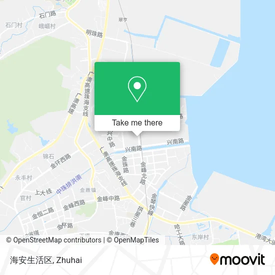 海安生活区 map