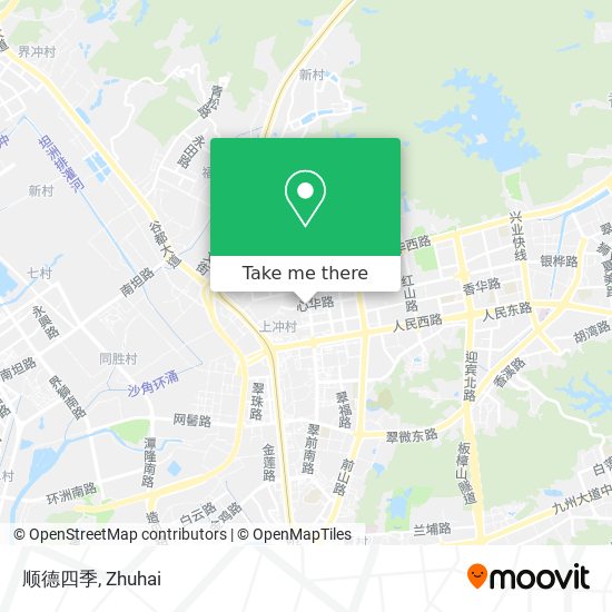顺德四季 map