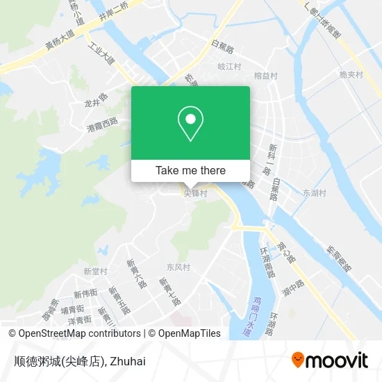 顺德粥城(尖峰店) map