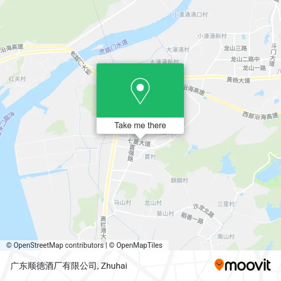 广东顺德酒厂有限公司 map