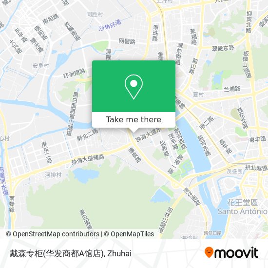 戴森专柜(华发商都A馆店) map