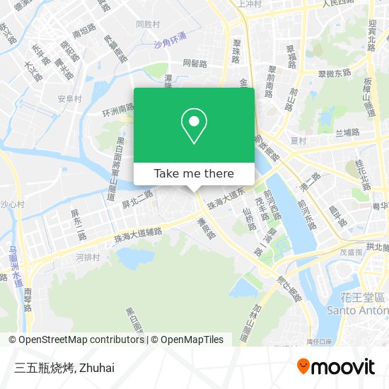 三五瓶烧烤 map