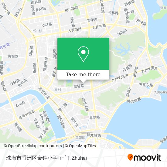 珠海市香洲区金钟小学-正门 map
