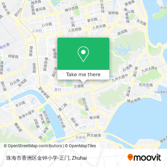 珠海市香洲区金钟小学-正门 map