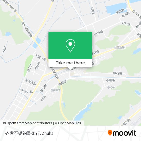 齐发不锈钢装饰行 map