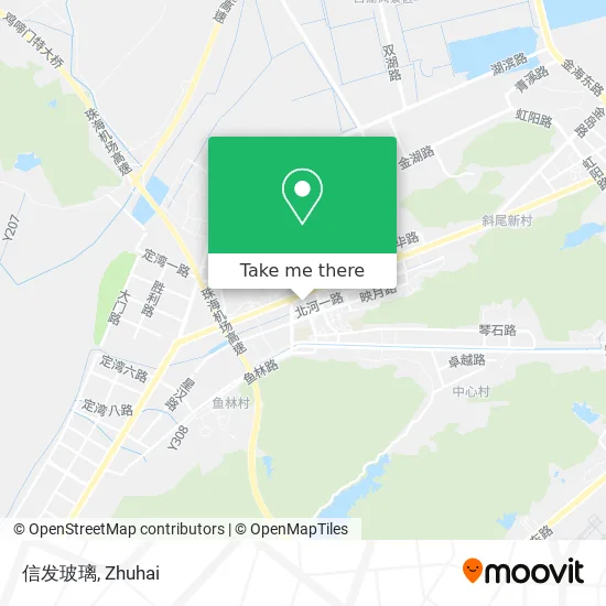 信发玻璃 map
