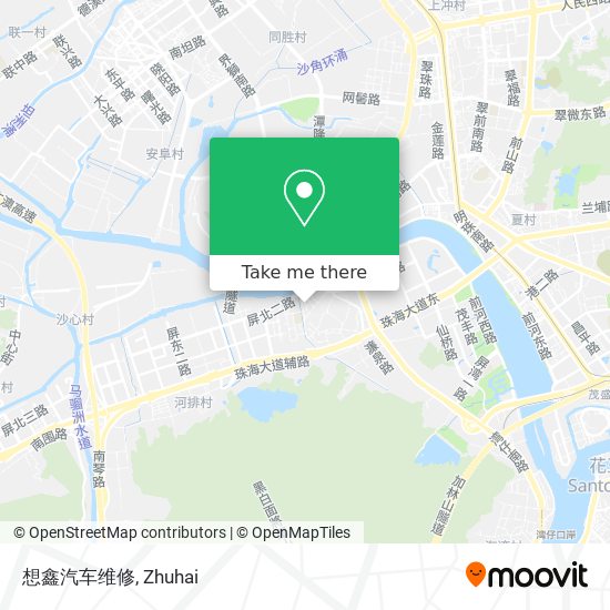 想鑫汽车维修 map