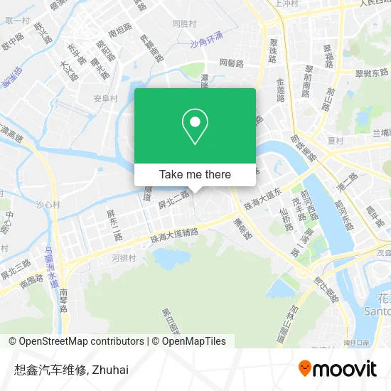 想鑫汽车维修 map
