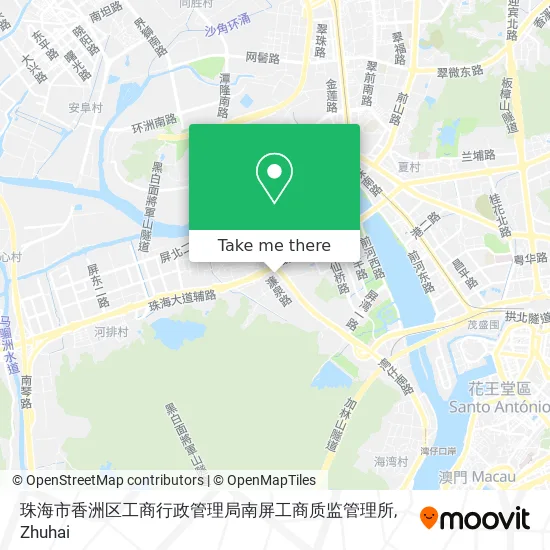珠海市香洲区工商行政管理局南屏工商质监管理所 map