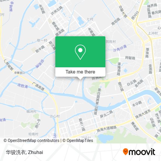 华骏洗衣 map