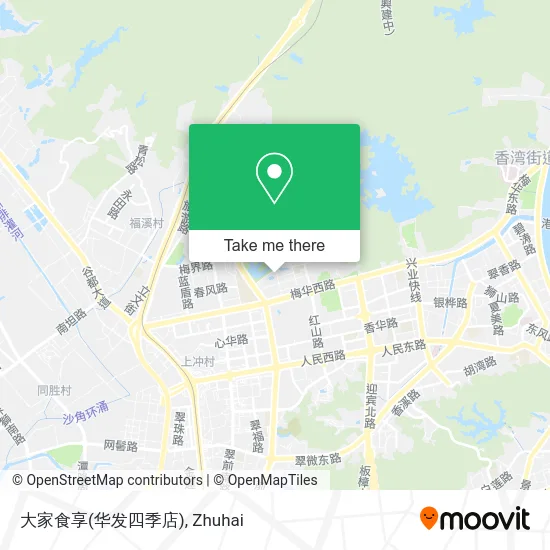 大家食享(华发四季店) map