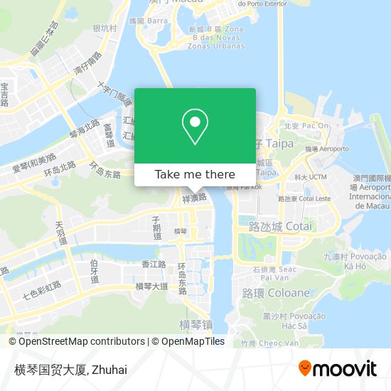 横琴国贸大厦 map