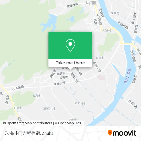 珠海斗门吉祥住宿 map