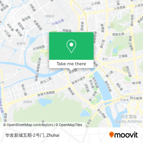 华发新城五期-2号门 map