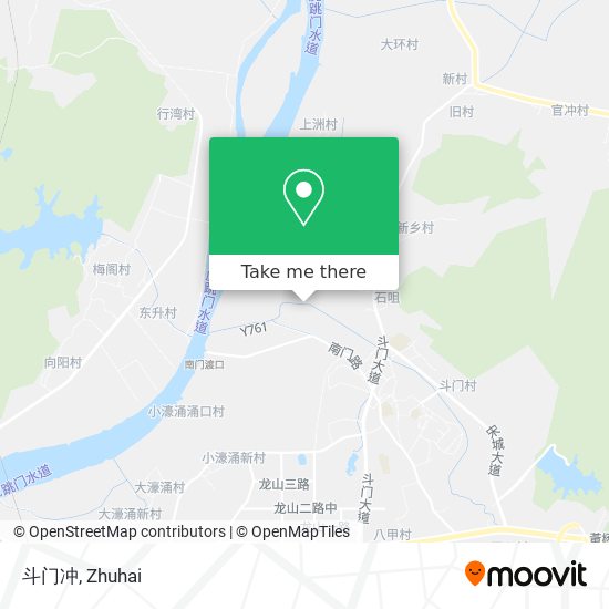 斗门冲 map