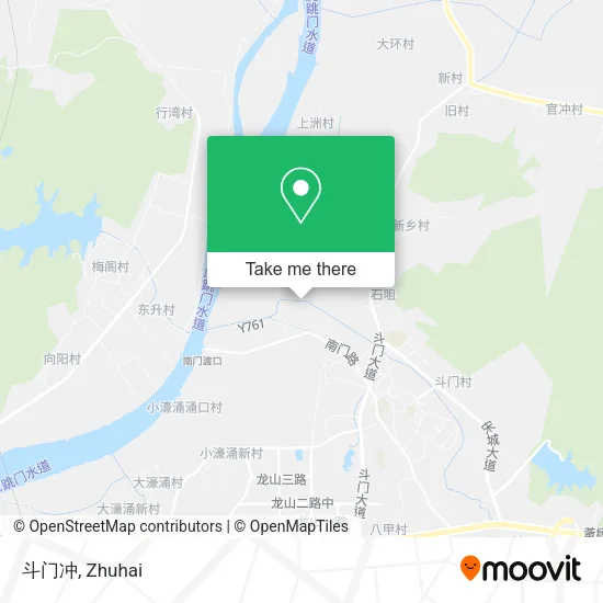 斗门冲 map