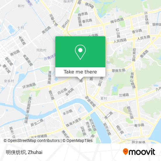 明侠纺织 map