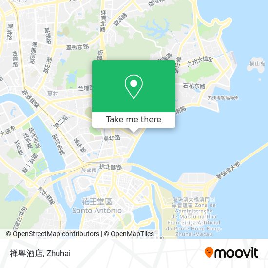 禅粤酒店 map