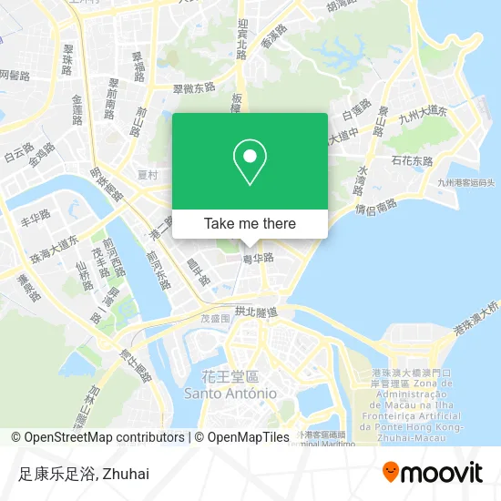 足康乐足浴 map