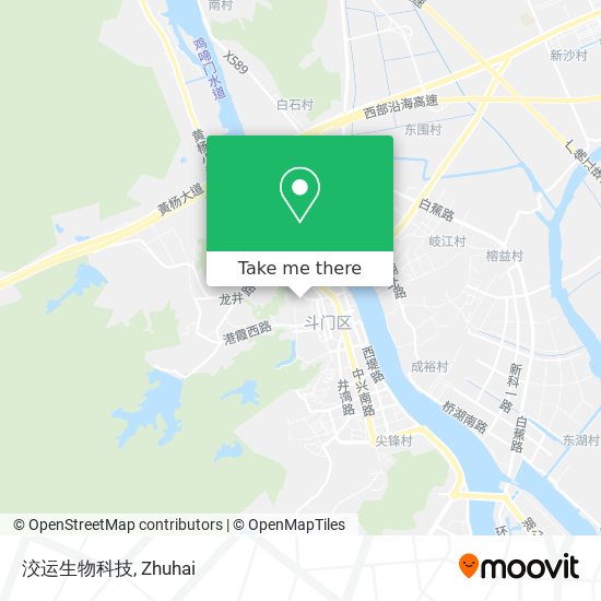 洨运生物科技 map