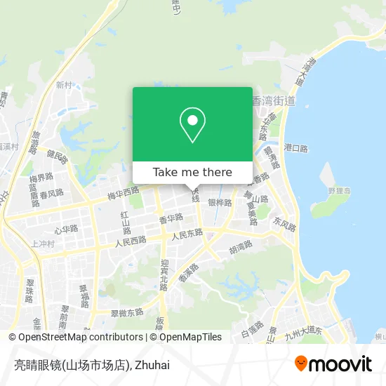 亮睛眼镜(山场市场店) map