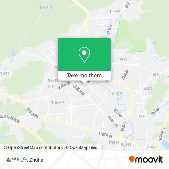 嘉华地产 map