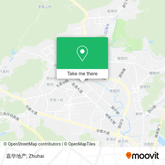 嘉华地产 map