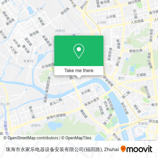 珠海市永家乐电器设备安装有限公司(福田路) map